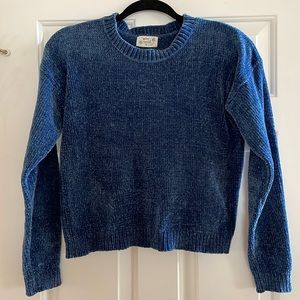 Royal Blue Cropped Sweater Size M